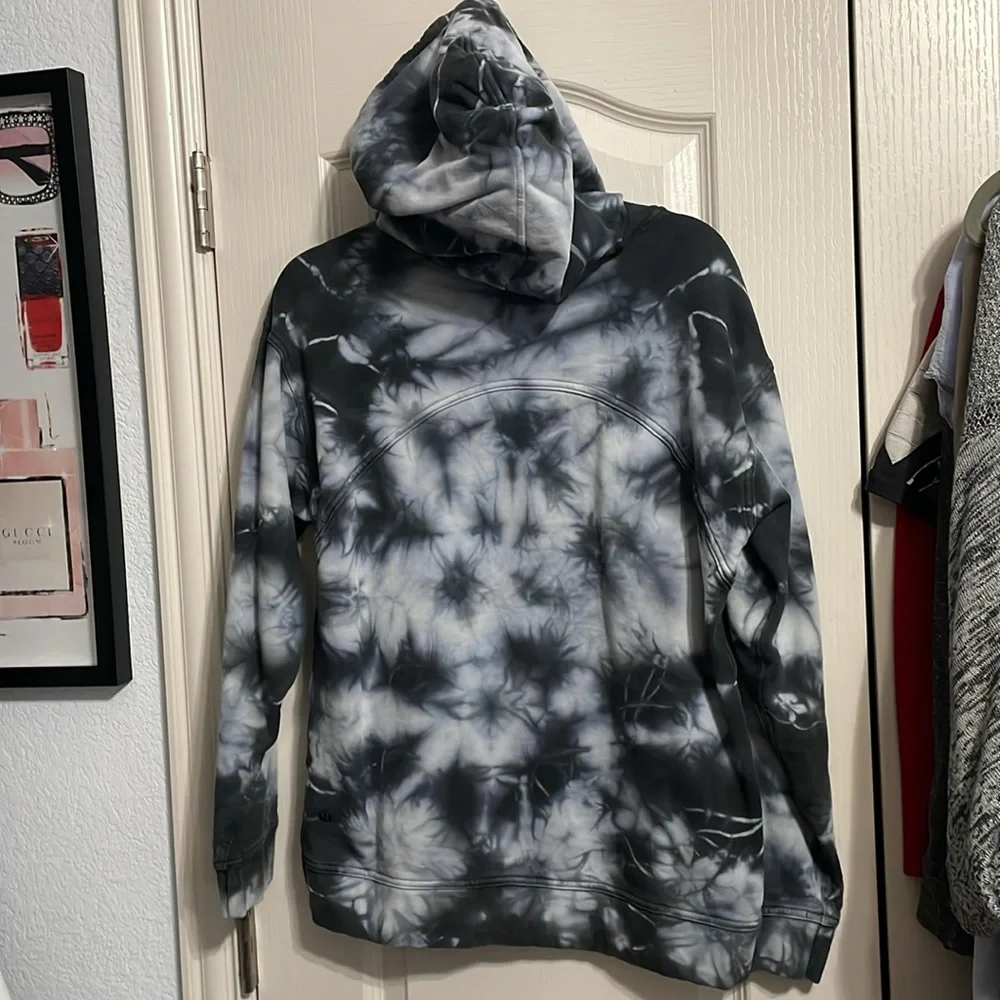 Lululemon All Yours Hoodie Earth Tie Dye Stone Athleisure Lounge Jacket - Picture 3 of 6